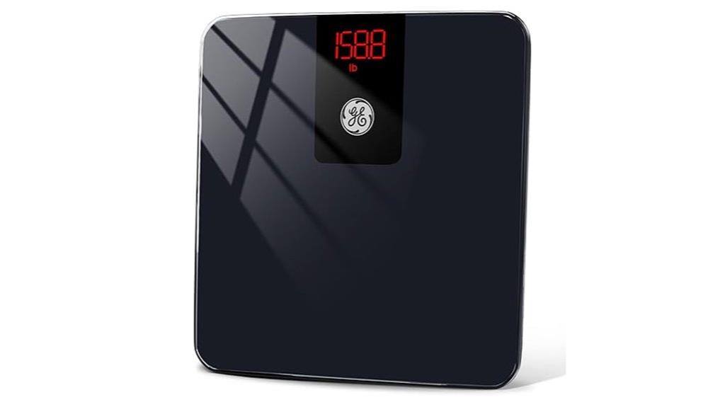 bluetooth black bathroom scale