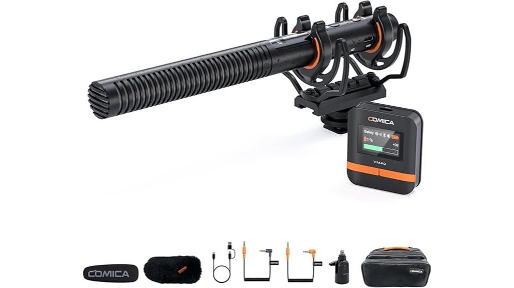 camera compatible shotgun microphone