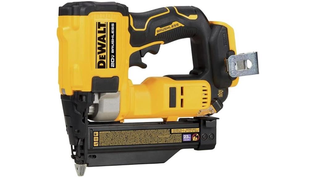 compact 20v 23 gauge pin nailer
