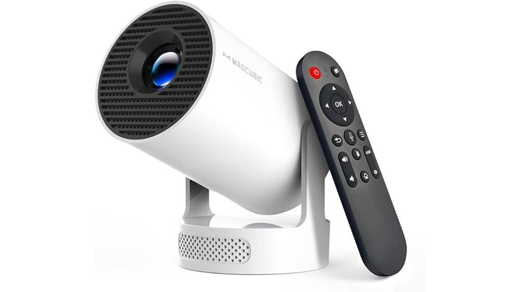 compact 4k projector with wifi