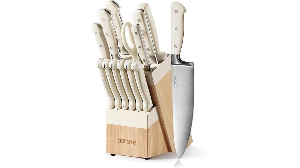 complete knife set package