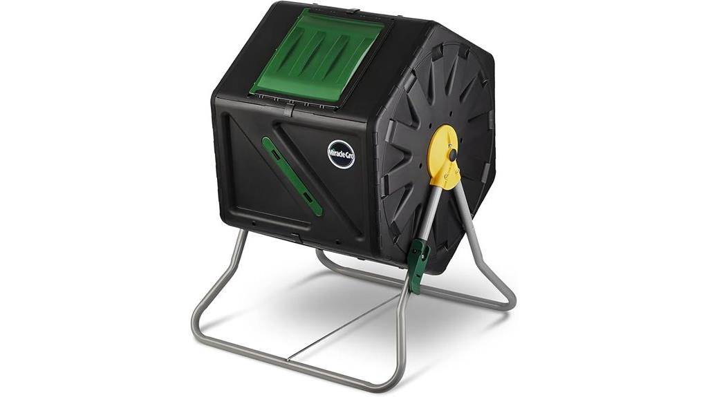 compost tumbler single chamber