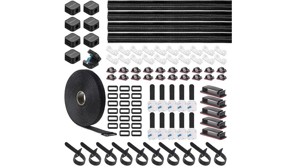 comprehensive cable organization set