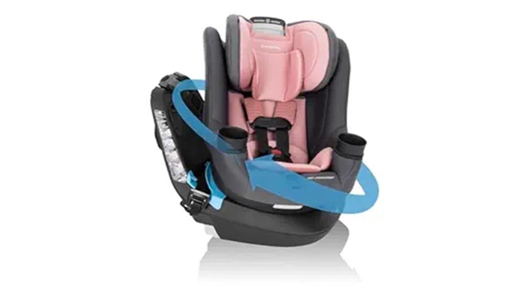 convertible rotational car seat