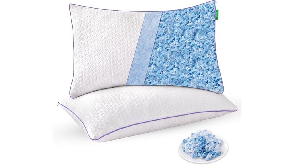 cooling memory foam pillows