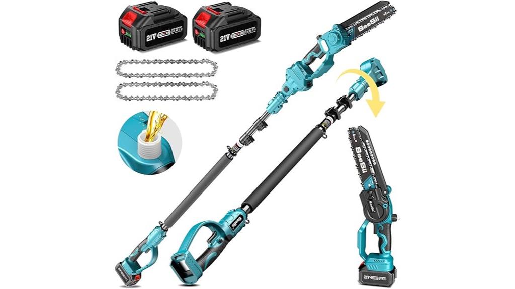 cordless pole saw combo