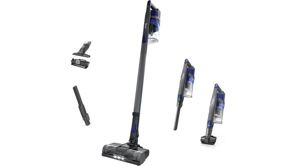 cordless shark vacuum lights