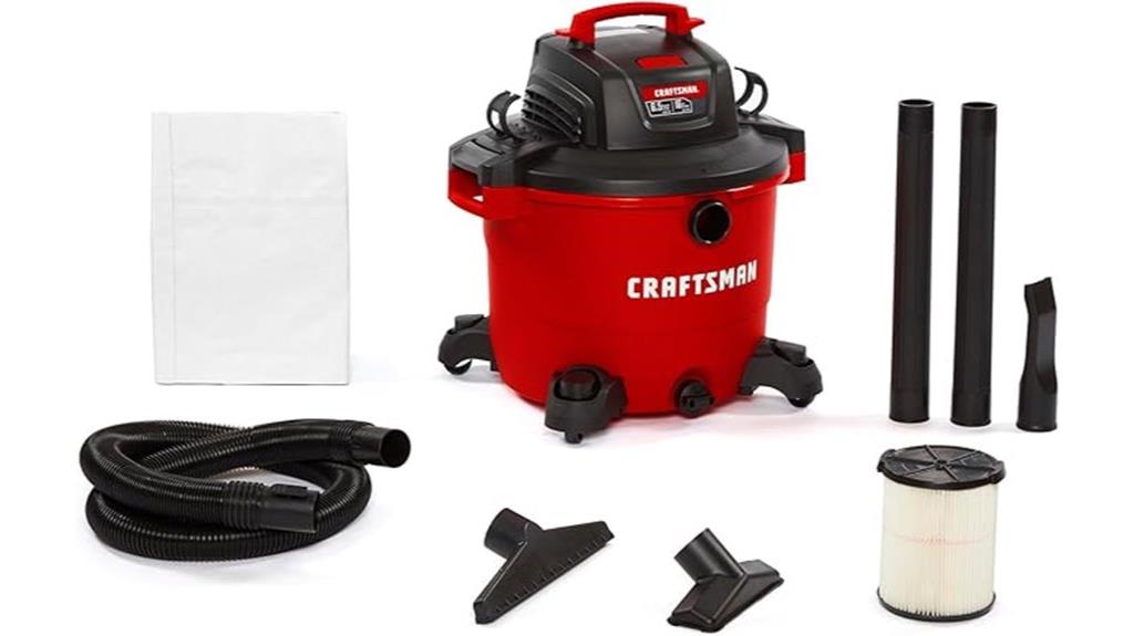 craftsman 16 gallon wet vac