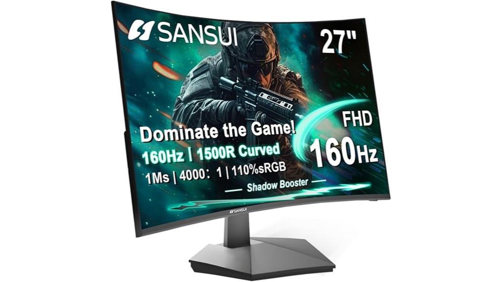 curved 27 inch gaming monitor