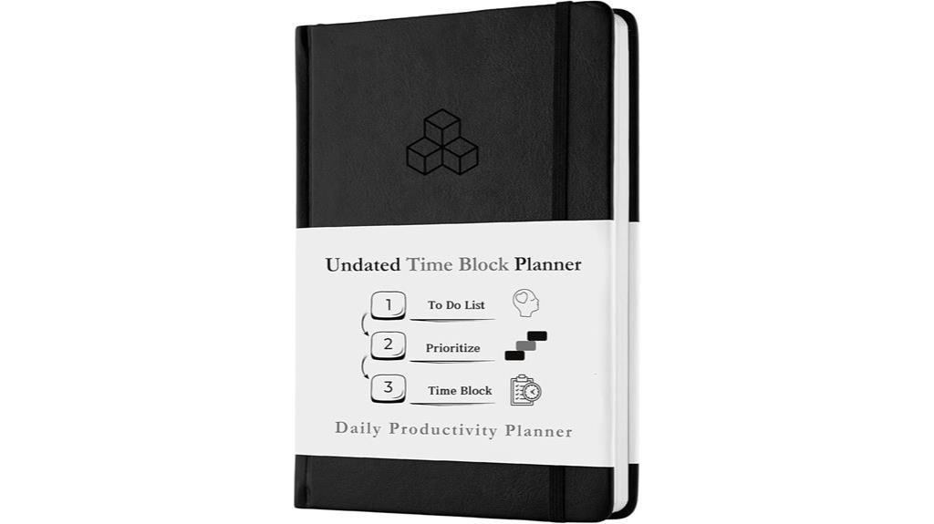 daily schedule organizer notebook