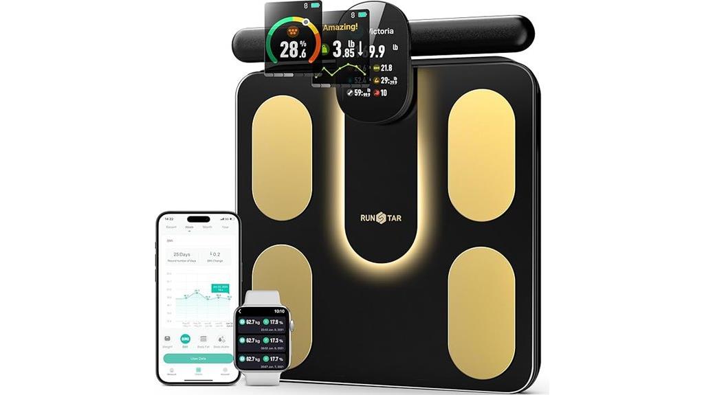 digital bathroom body scale