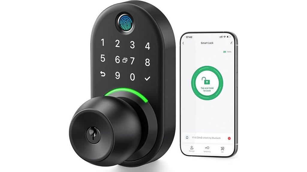 digital handle door lock