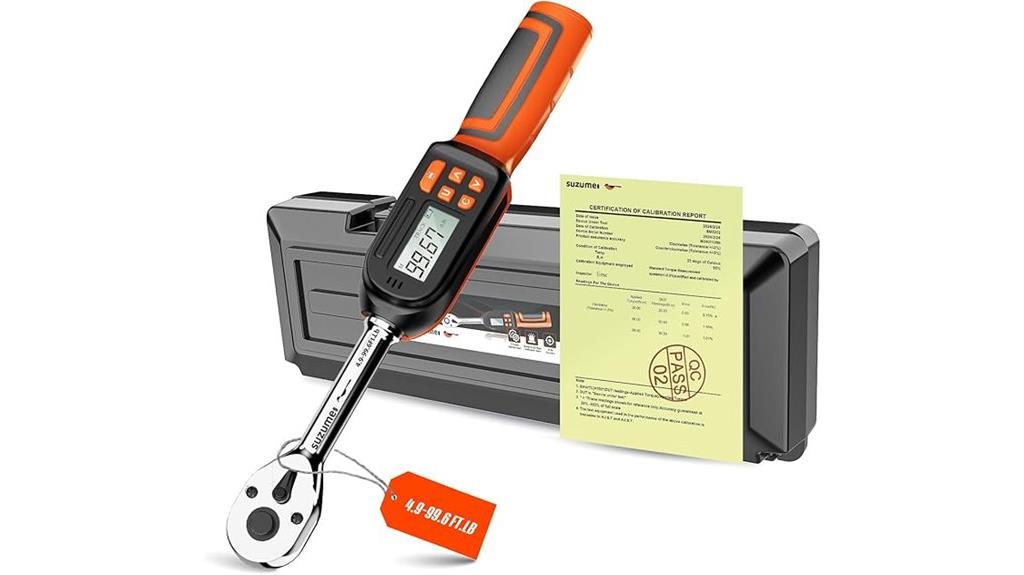 digital torque wrench specifications