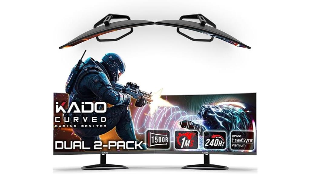 dual 27 inch 240hz monitors