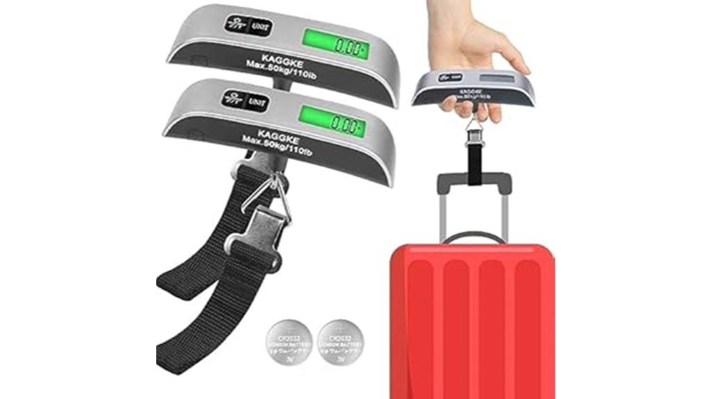 dual silver travel scale