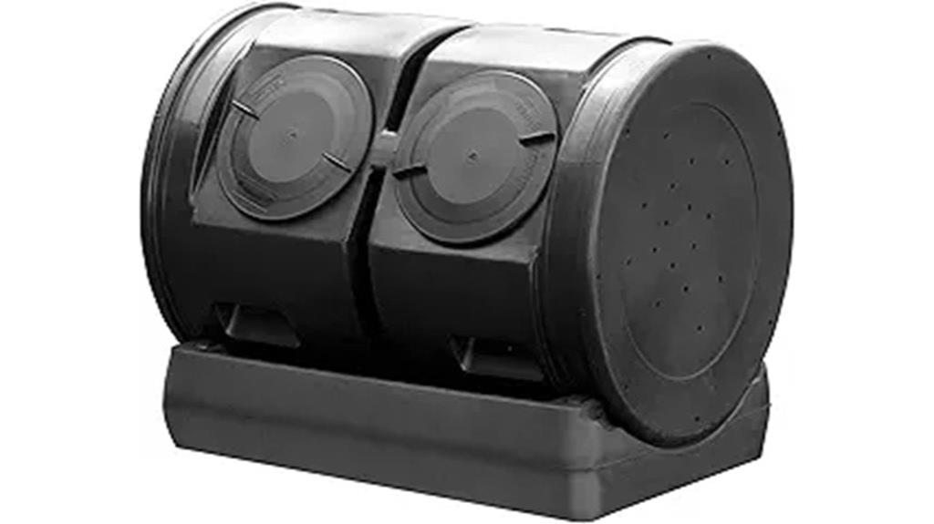 dual tumbler compost bin