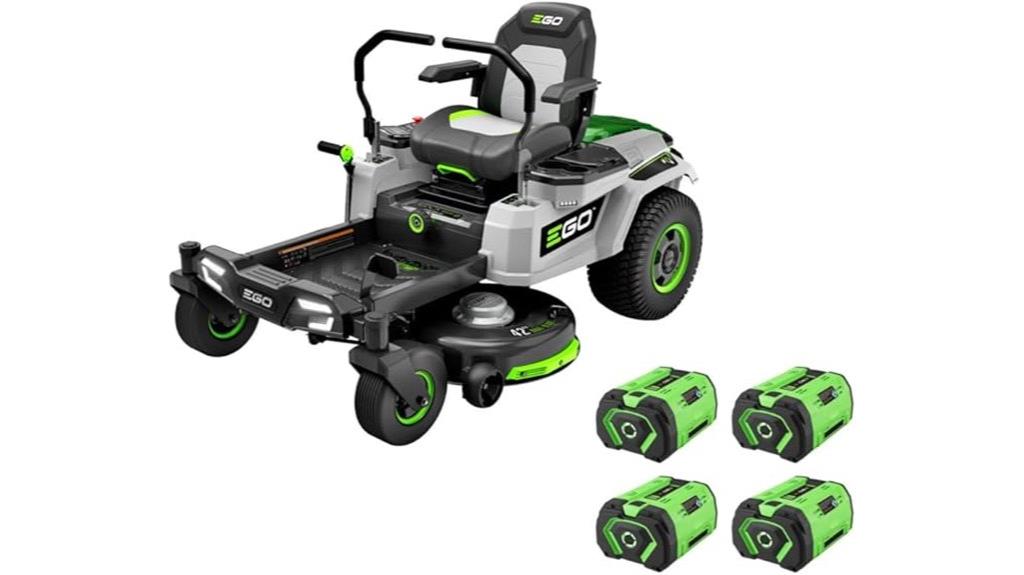electric riding lawn mower