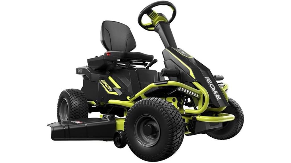 electric riding lawn mower