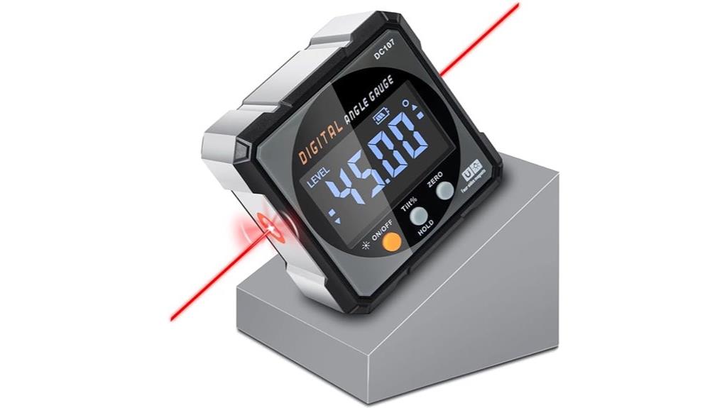 electronic laser angle measurement