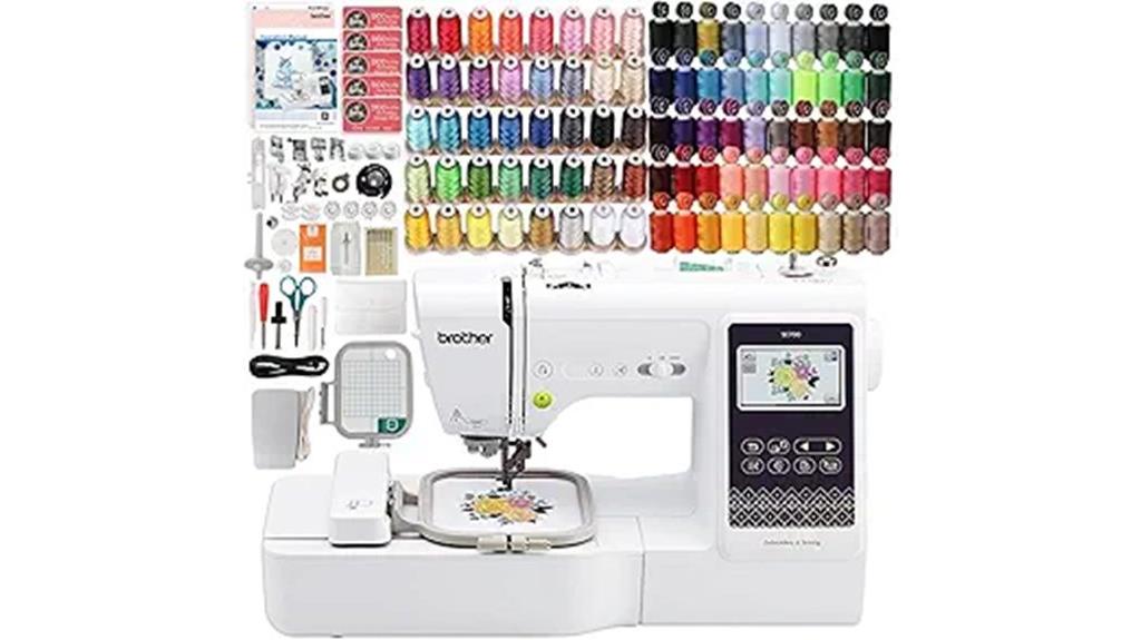 embroidery sewing machine set