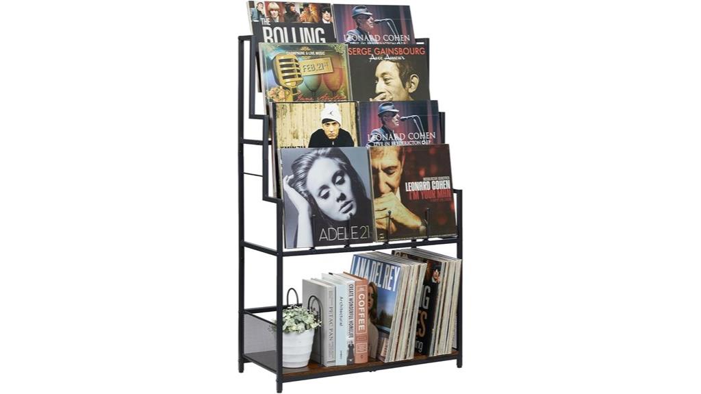 five tier record storage