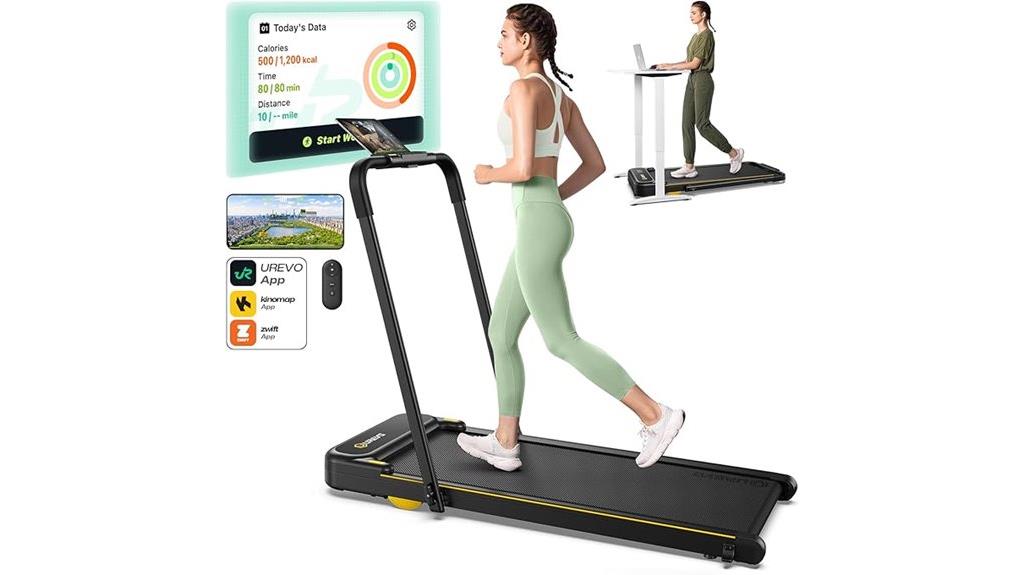 foldable electric treadmill