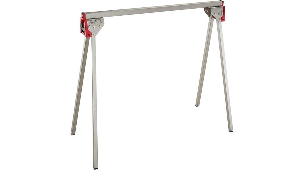 folding metal sawhorse