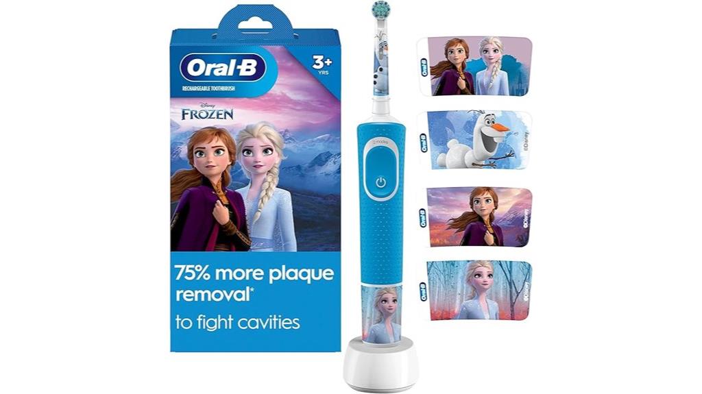 frozen themed kids electric toothbrush