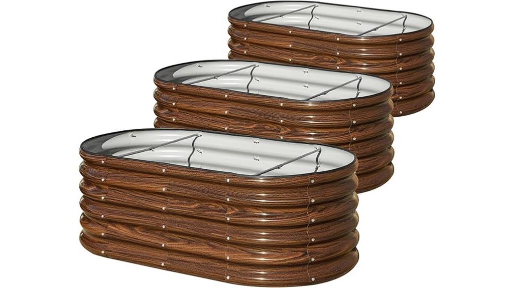 galvanized metal garden bed