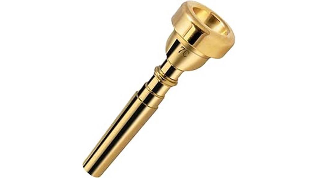 gold plated beginner professional trumpet