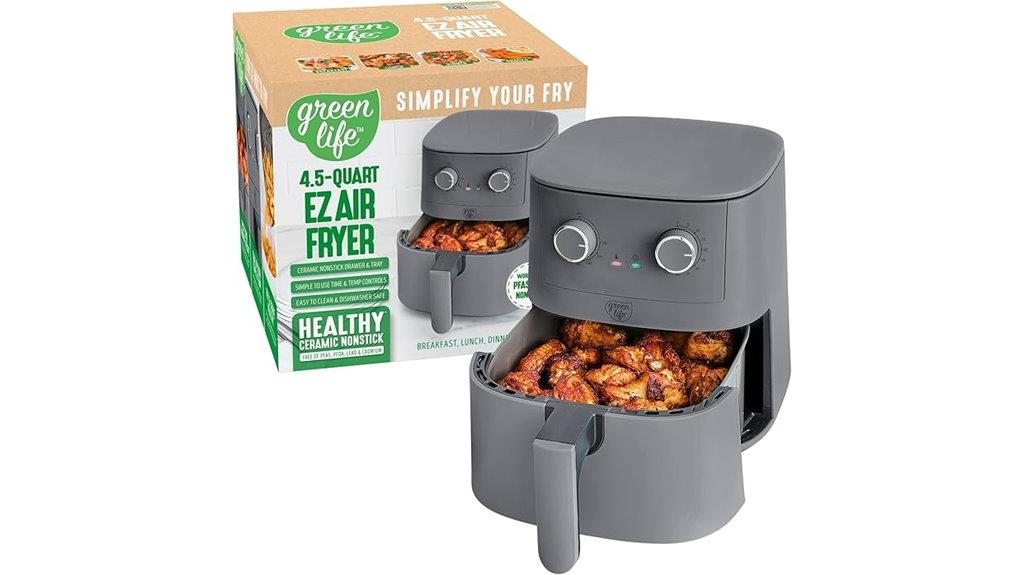 greenlife 4 5qt air fryer