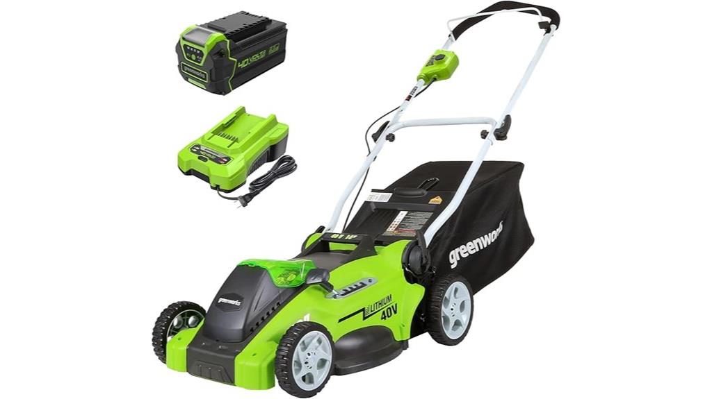 greenworks 40v cordless mower