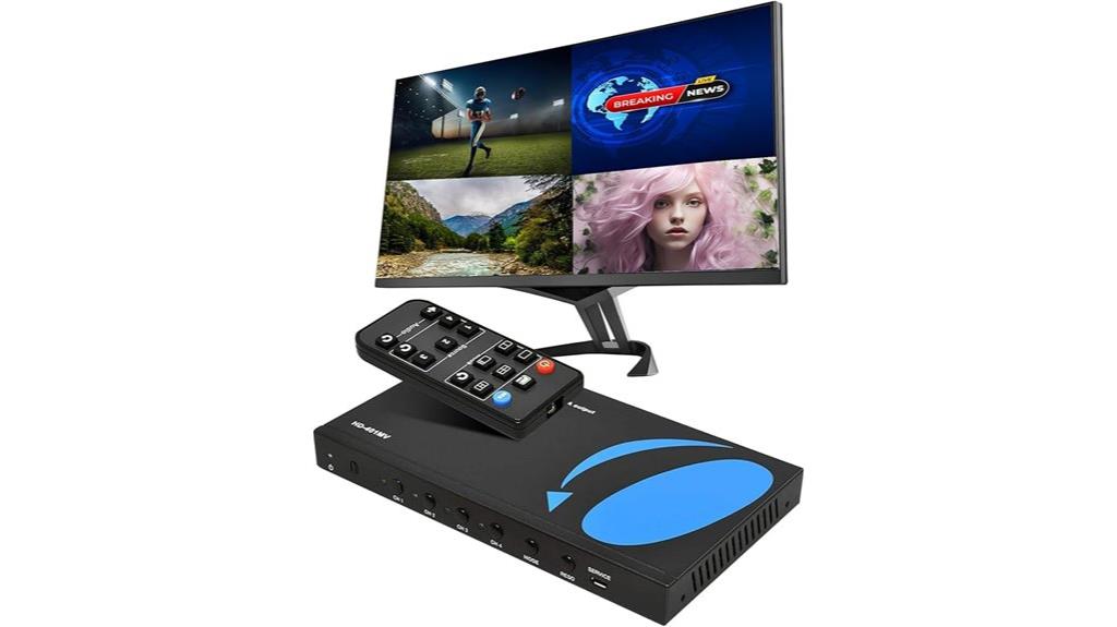 hdmi 4 in 1 multiview switch