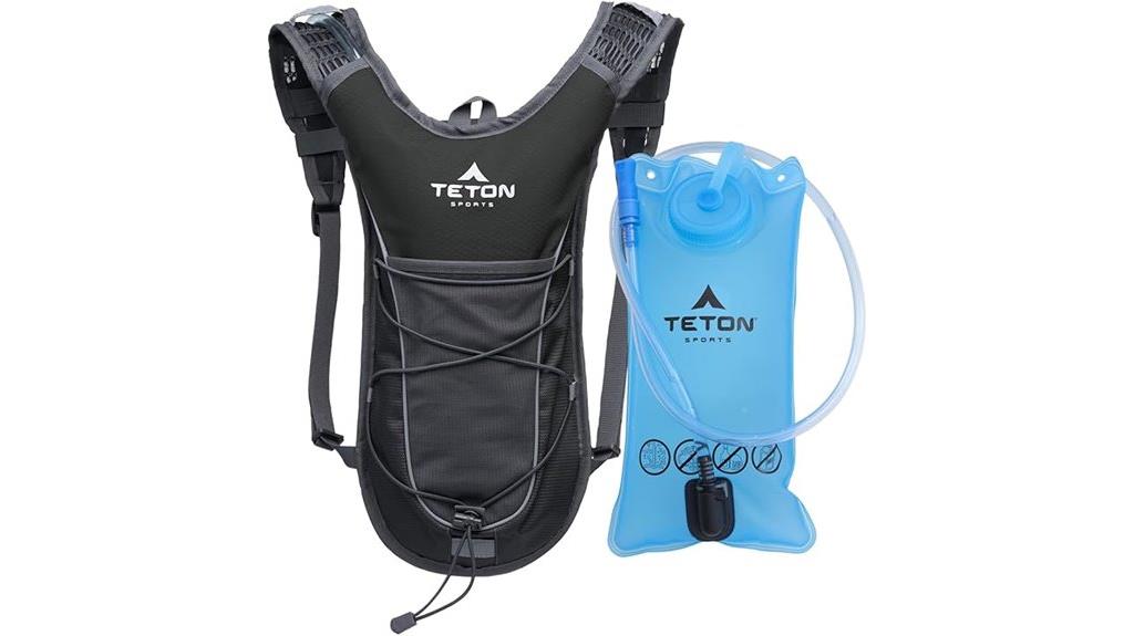 hydration backpack with bladder