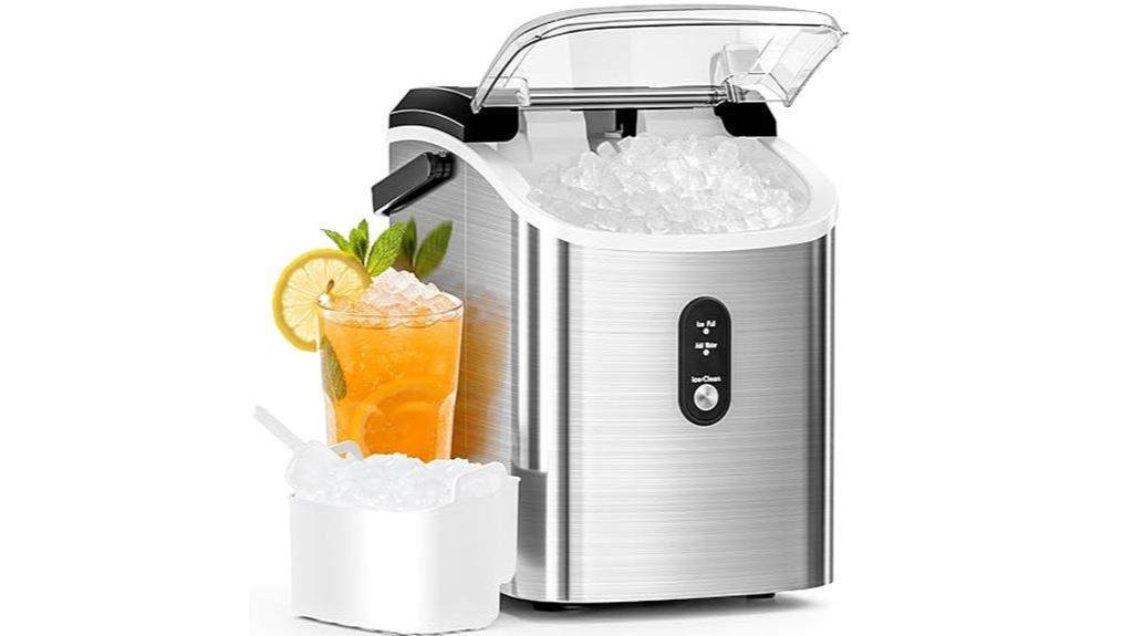 ice maker with basket
