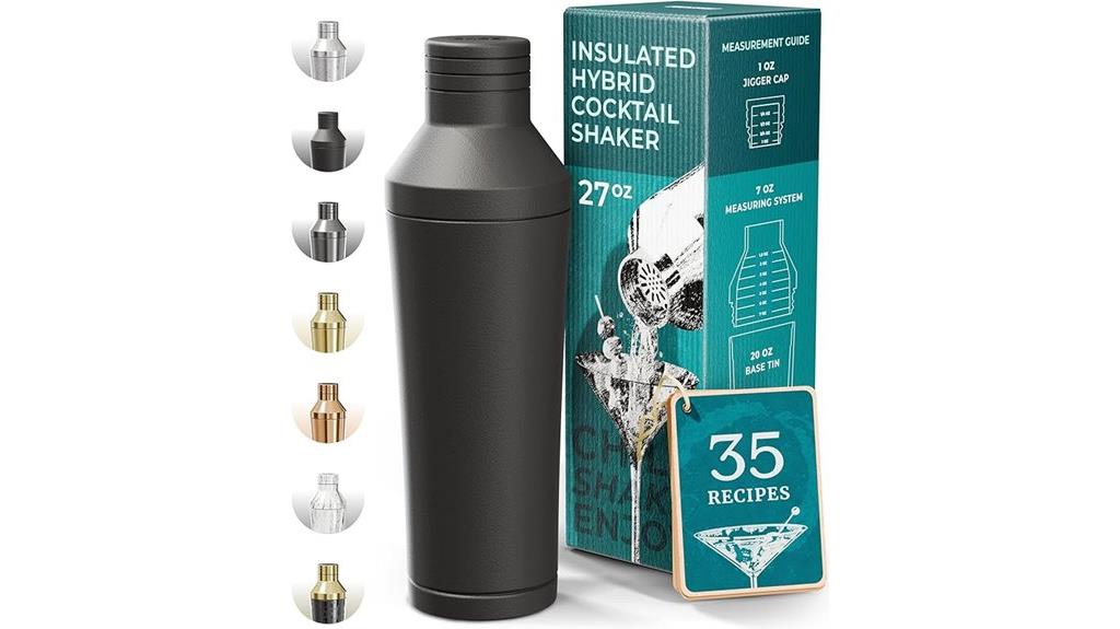 insulated shaker with measuring