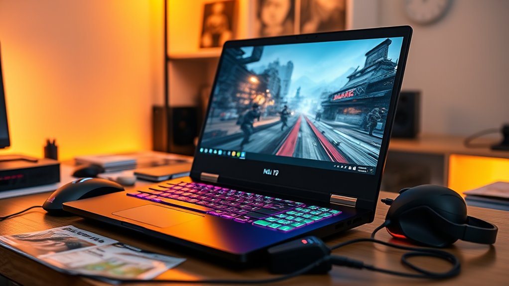key gaming laptop features