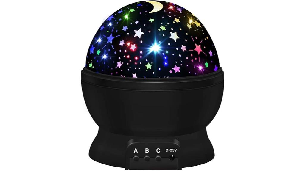 kids star projector nightlight