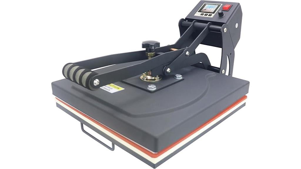 large 15x15 sublimation heat press