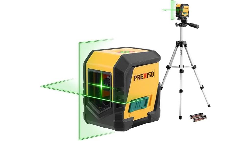 laser level with tripod