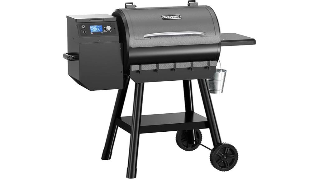 lcd pellet smoker