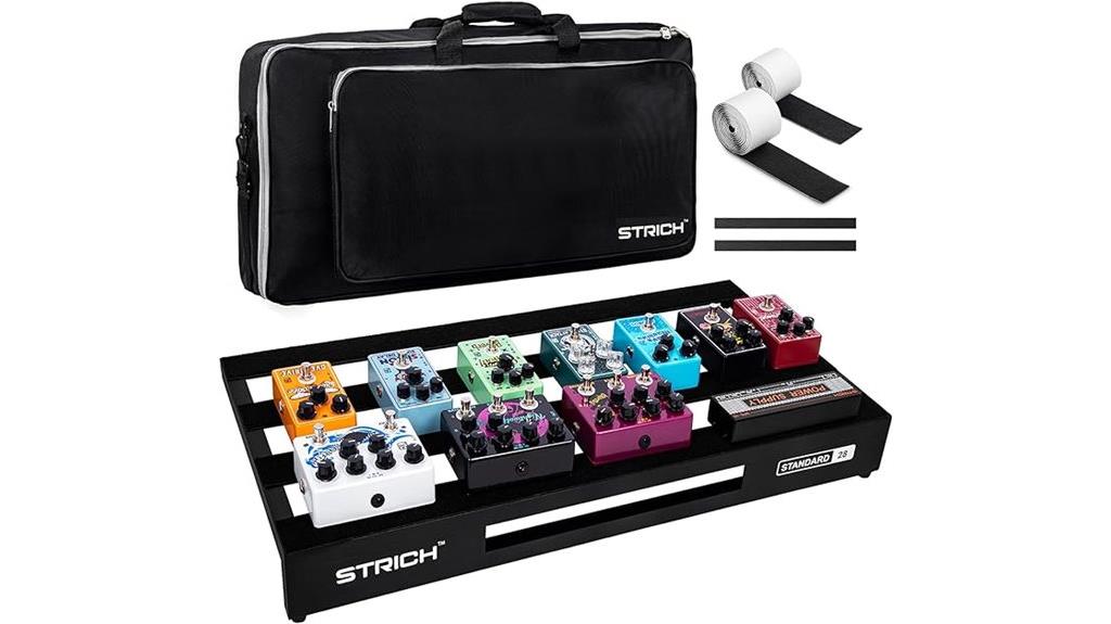 lightweight aluminum pedalboard