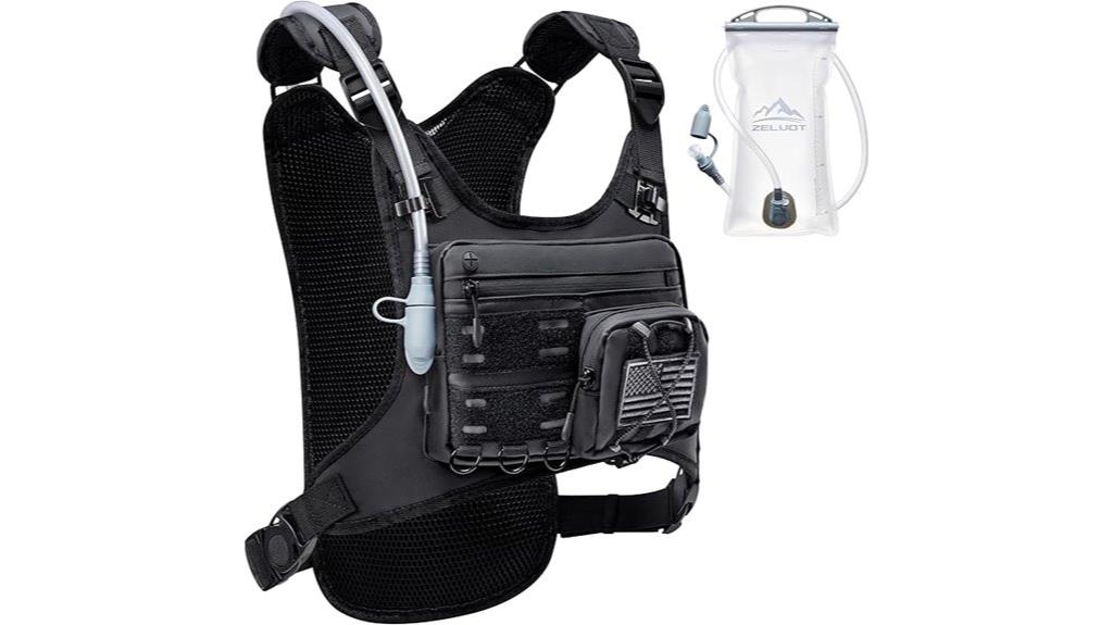 lightweight hydration chest pack