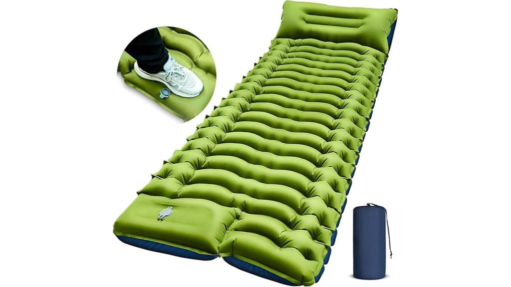 lightweight inflatable camping pad