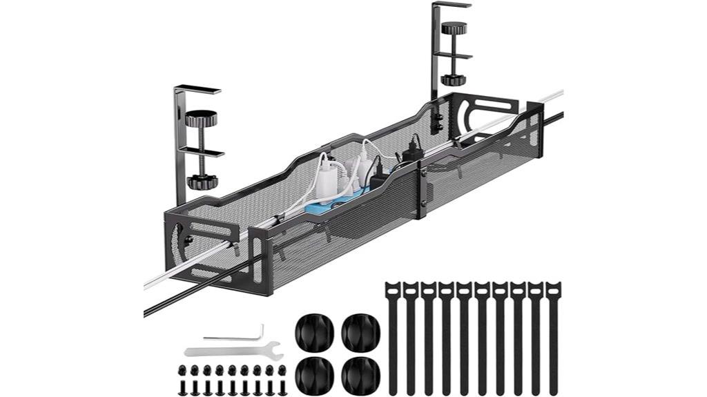 metal clamp cable organizer