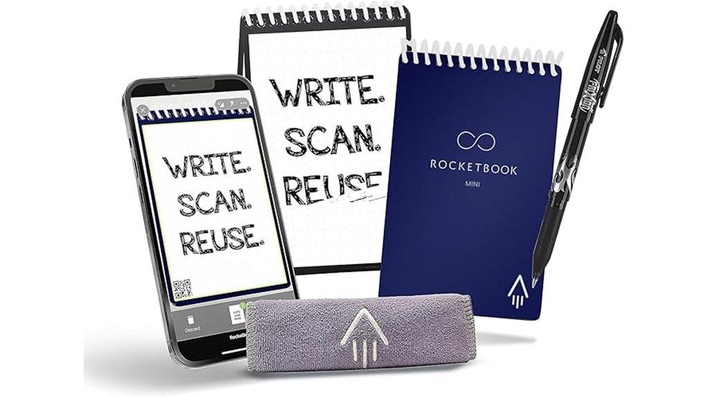 mini midnight blue rocketbook