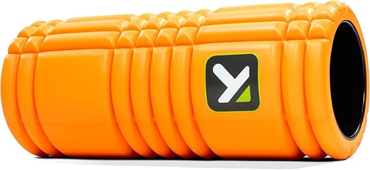 orange 13 inch foam roller