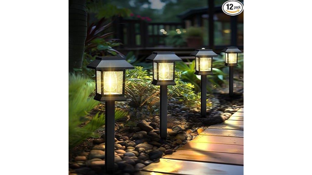 outdoor solar light set