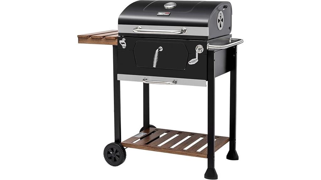 portable 24 inch charcoal grill