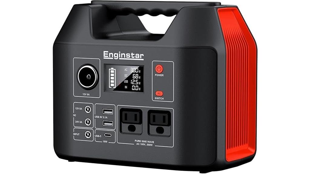 portable 300w backup power